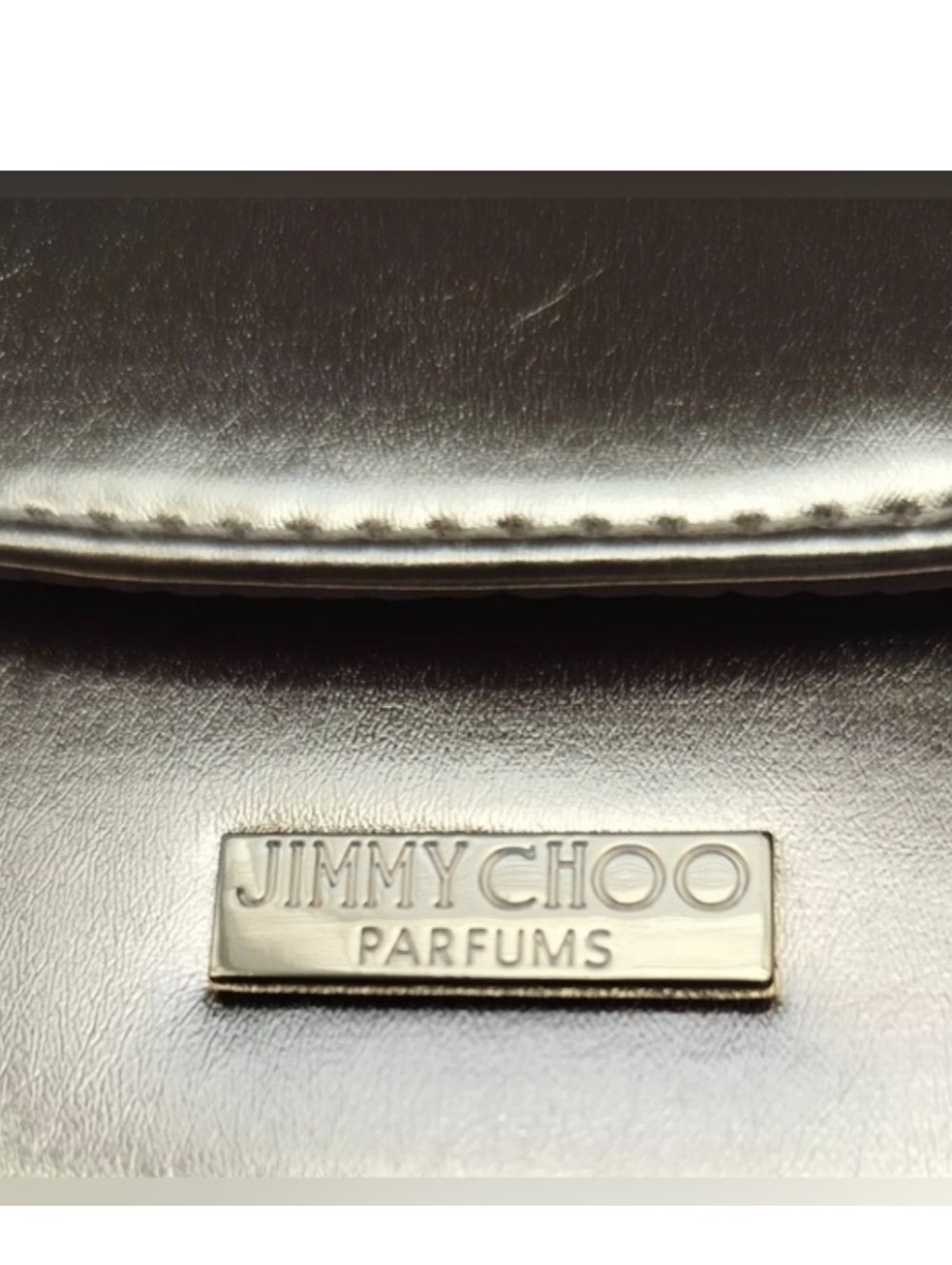 Jimmy Choo Parfums Gold Clutch W/ Chain - Picture 3 of 6